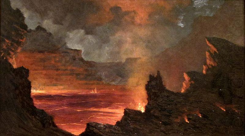 unknow artist Halema'uma'u Crater, Kilauea Volcano, china oil painting image